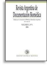 Imagen reducida de la tapa de la Revista Argentina de Documentación Biomédica