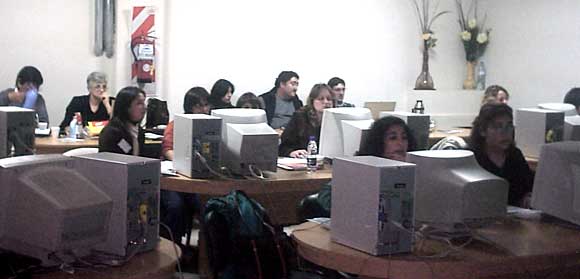 Participantes del primer curso de Winisis